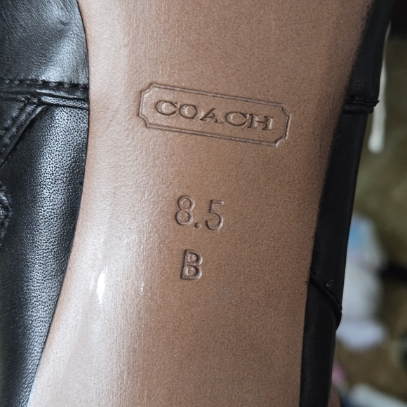 Coach Susette Leather Boots size 8.5B - Picture 6 of 8
